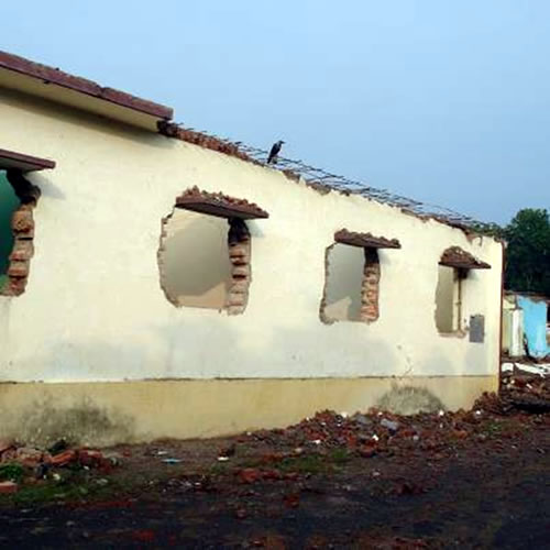 Demolition of old structures