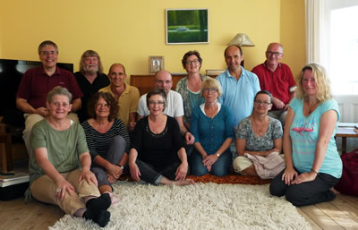 Sangha members of Samten Tse Denmark