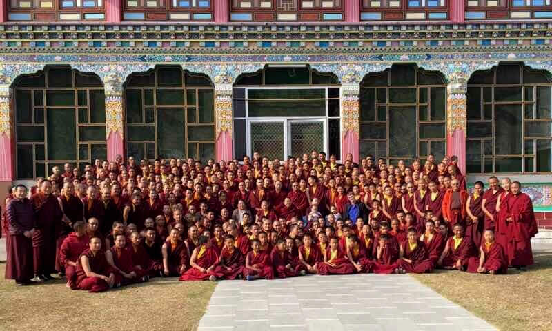 HE Minling Khenchen, Minling Sangyum Kushok, HE Jetsün Khandro Rinpoche, Jetsün Kushok, Dungse Jigdral, Jetsün Gautami, Kunda Britton, tulkus, khenpos and monks of Mindrolling