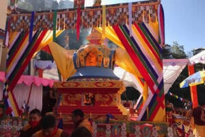 Cremation of the Kudung of Kyabje Taklung Tsetrul Riinpoche