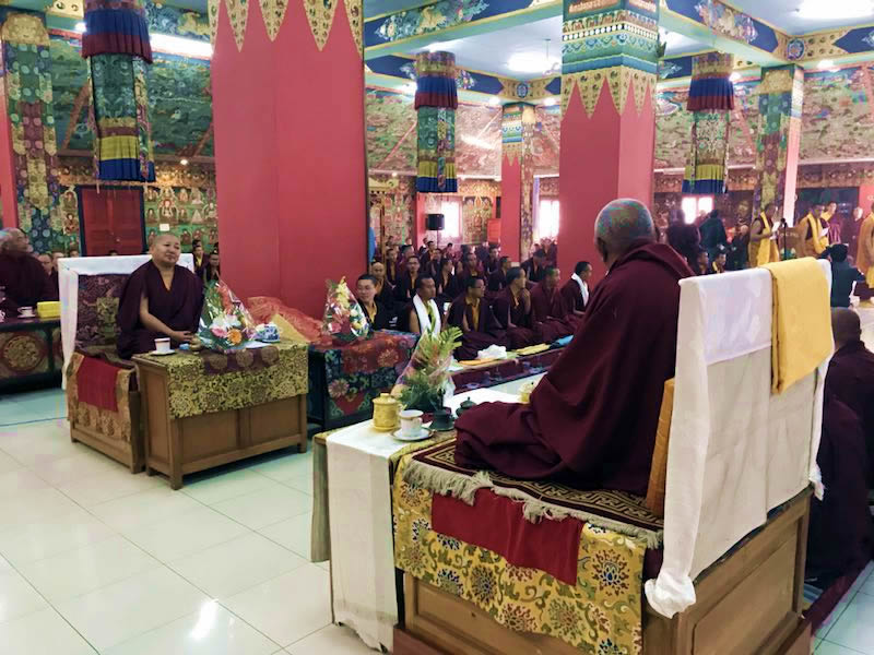 Kybaje Khochhen Rinpoche and HE Minling Jetsün Khandro Rinpoche