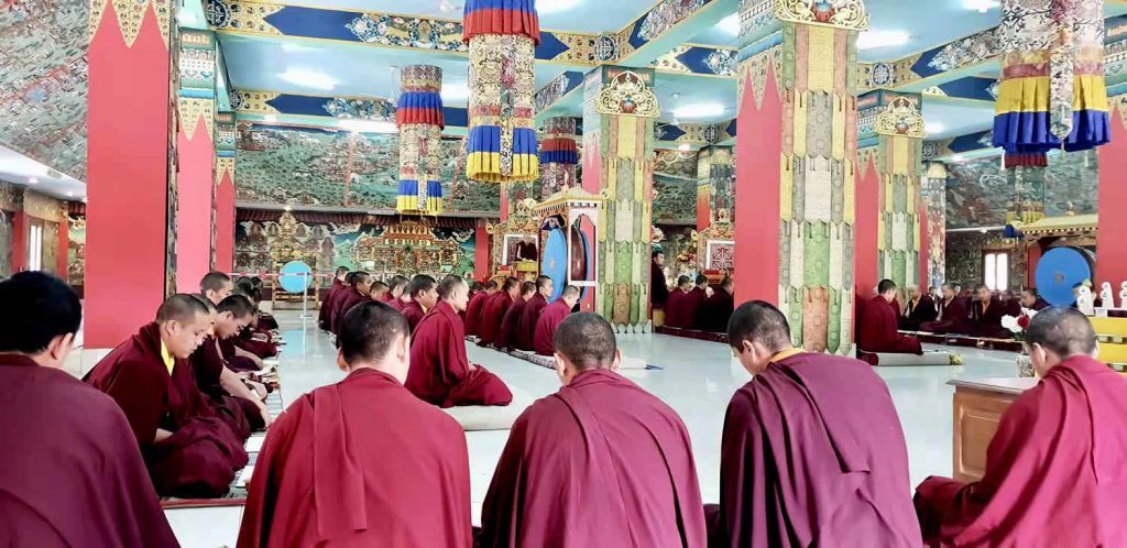 Prayers at Mindrolling Monastery mark the passing of Gyari Rinpoche