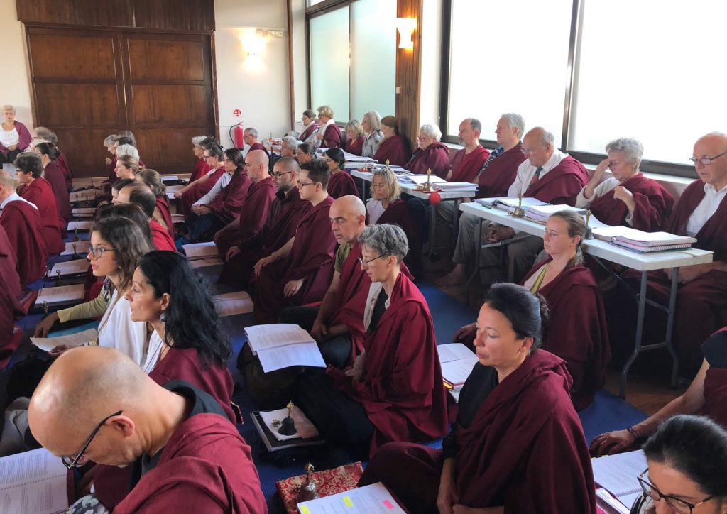 Minling Dorsem Drubchö Day 1, Mahasangha 2018 in Athens