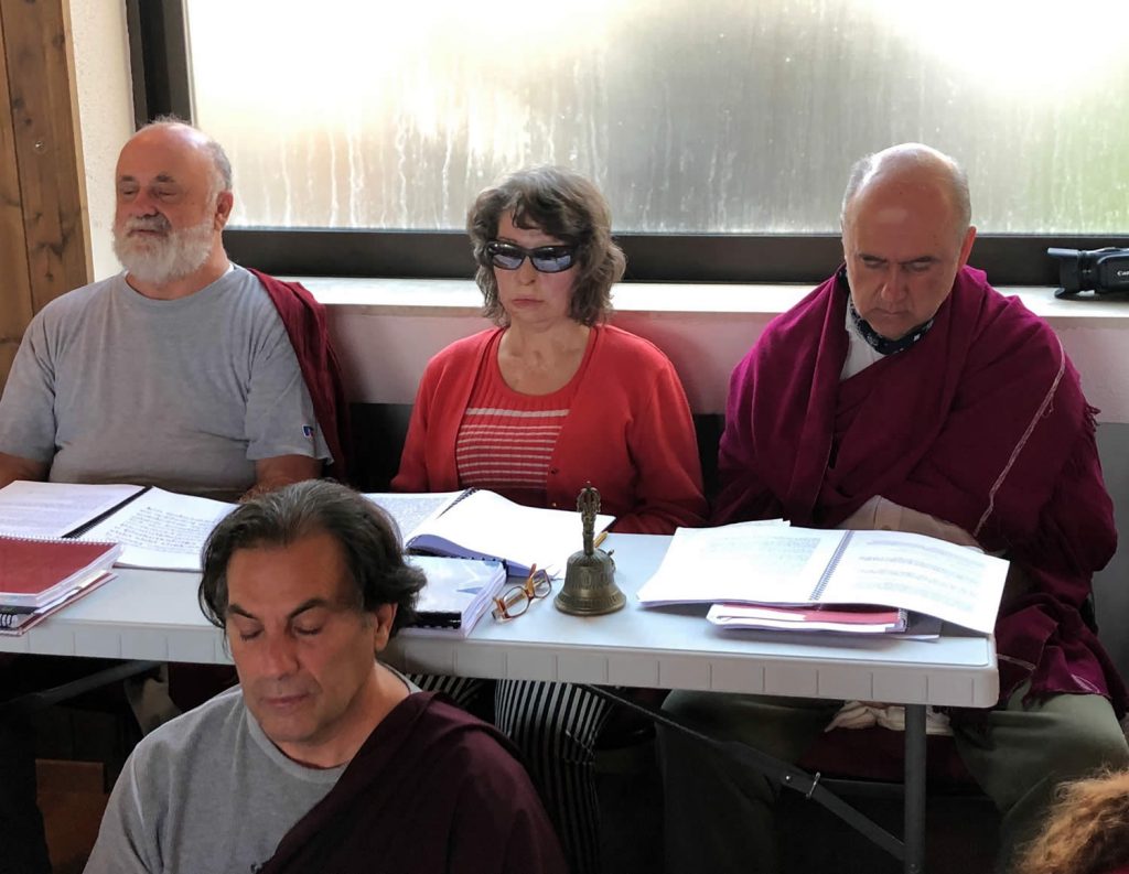 Minling Dorsem Drubchö Day 1, Mahasangha 2018 in Athens