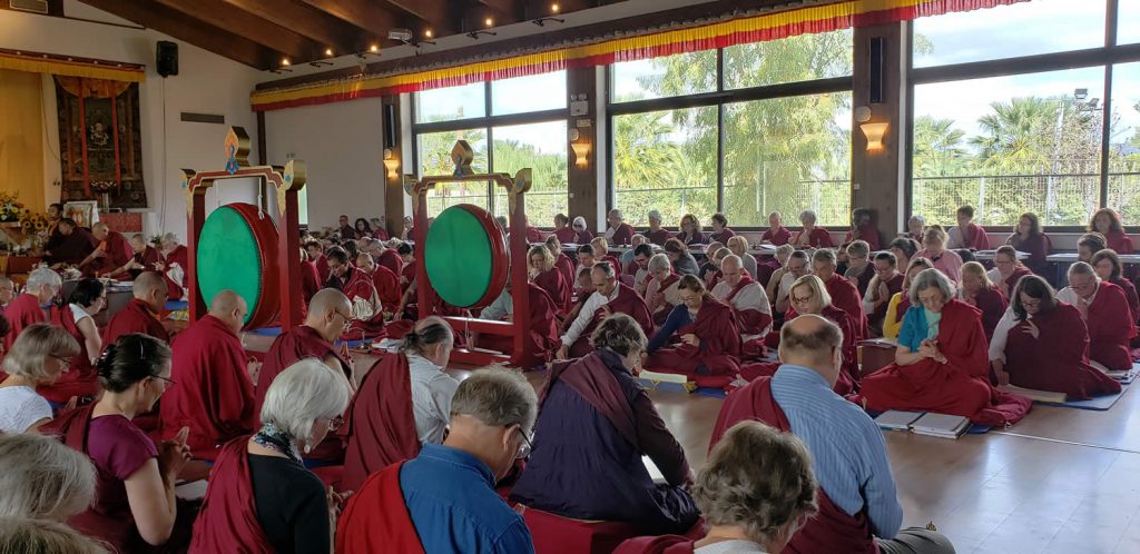 Minling Dorsem Drubchö Day 2, Mahasangha 2018 in Athens