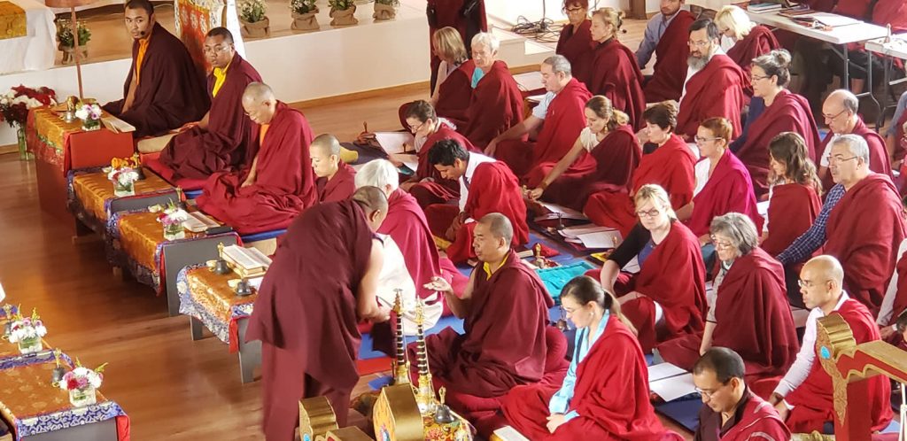 Minling Dorsem Drubchö Day 2, Mahasangha 2018 in Athens