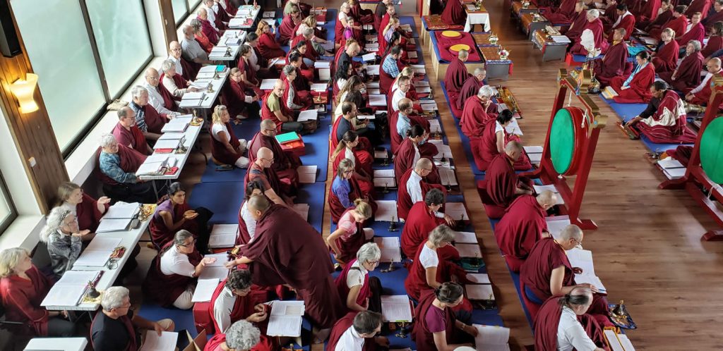 Minling Dorsem Drubchö Day 2, Mahasangha 2018 in Athens