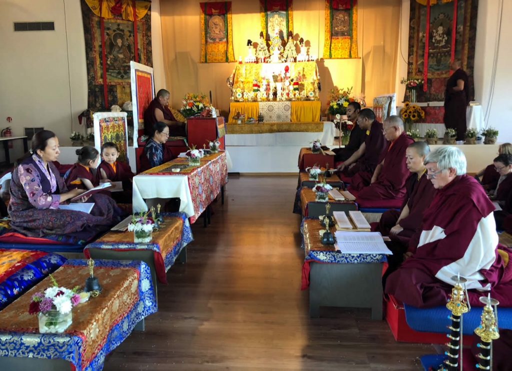 Minling Dorsem Drubchö Day 3, Mahasangha 2018 in Athens