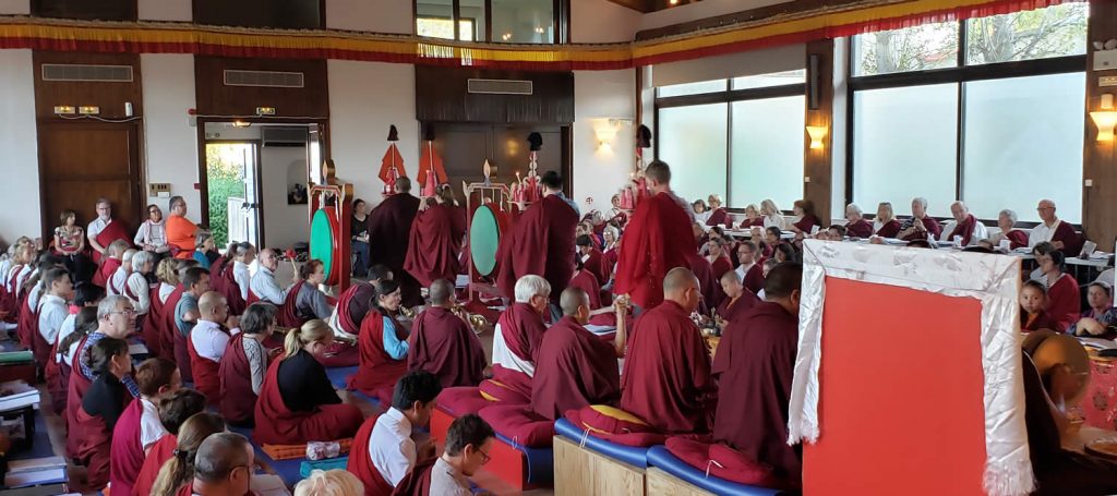 Minling Dorsem Drubchö Day 3, Mahasangha 2018 in Athens