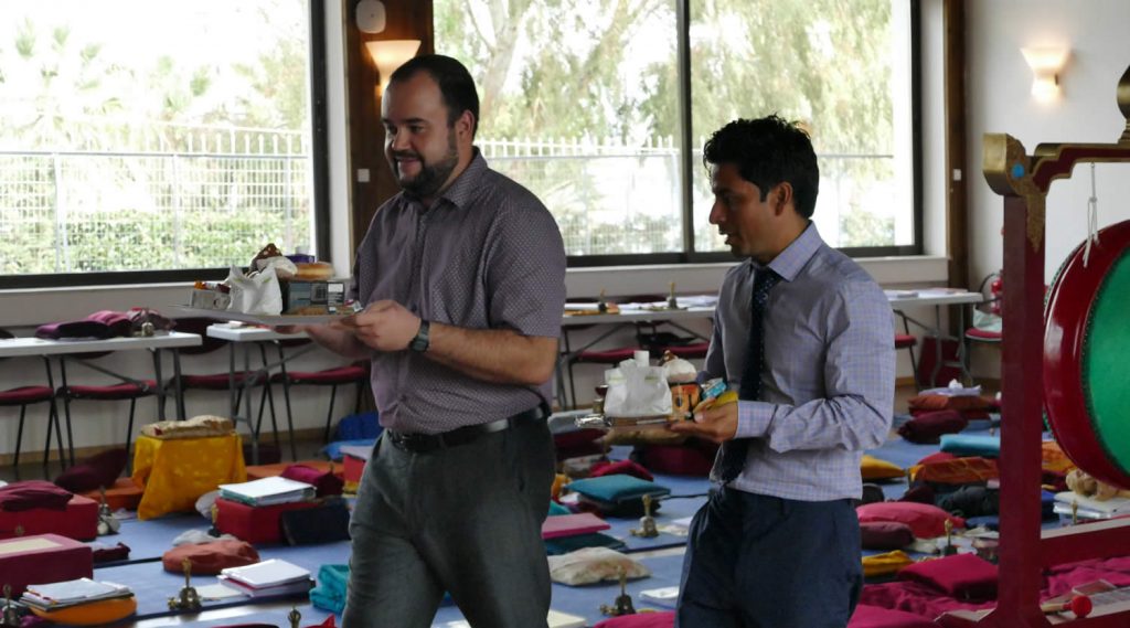 Preparing for Minling Dorsem Drubchö, Magasangha 2018 in Athens