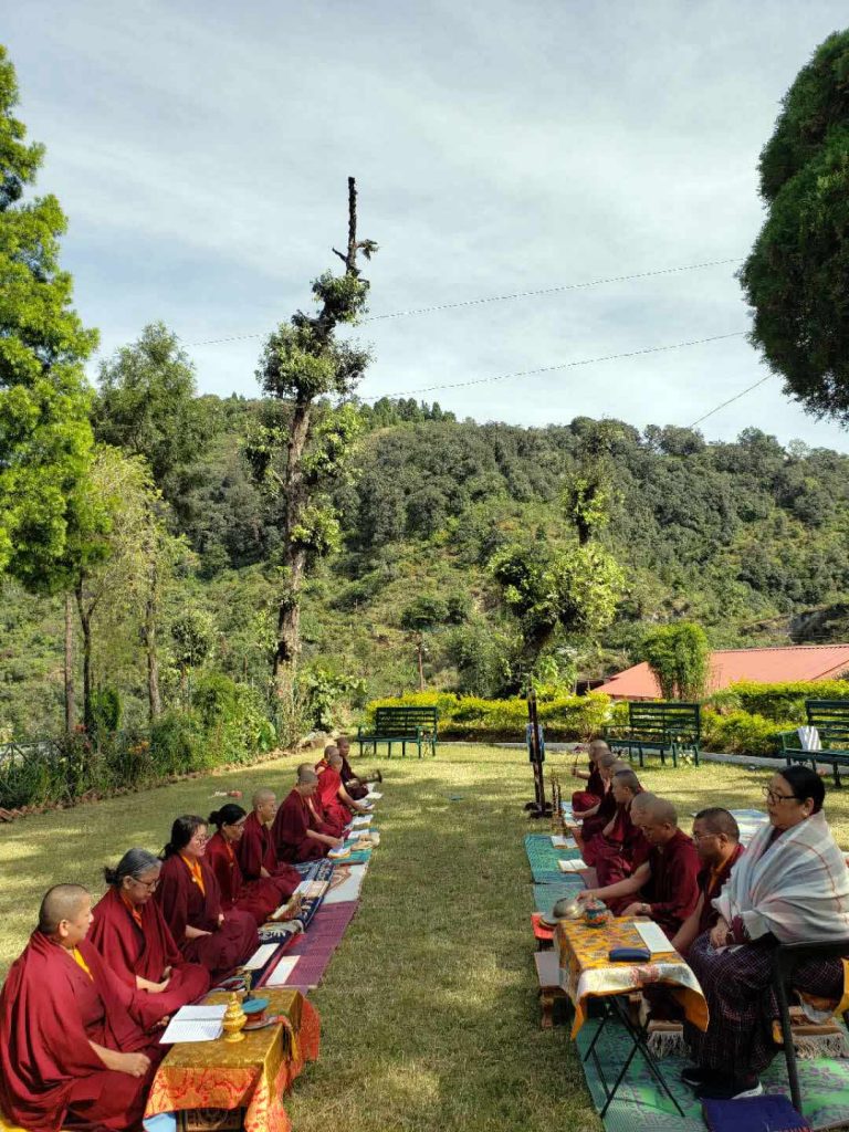 Three Senior Nuns of Samten Tse Complete the Three-Year Retreat