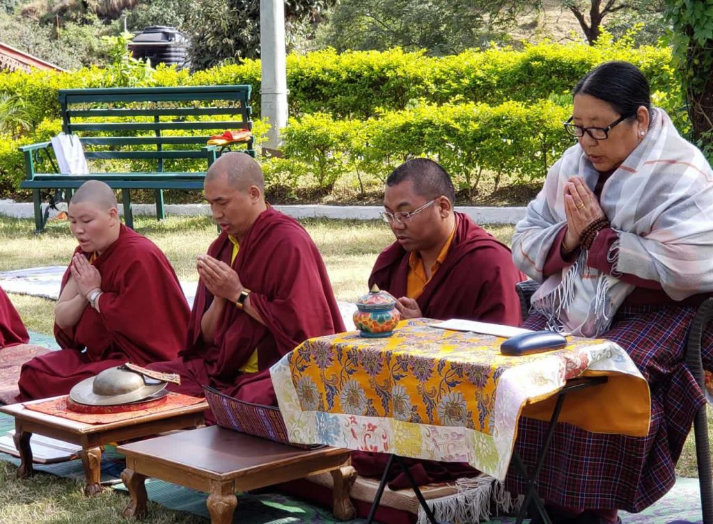 Three Senior Nuns of Samten Tse Complete the Three-Year Retreat