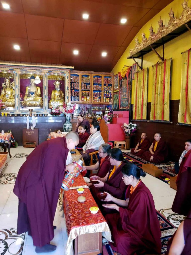 Three Senior Nuns of Samten Tse Complete the Three-Year Retreat