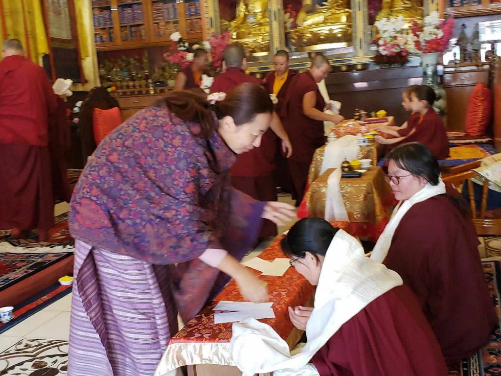 Three Senior Nuns of Samten Tse Complete the Three-Year Retreat