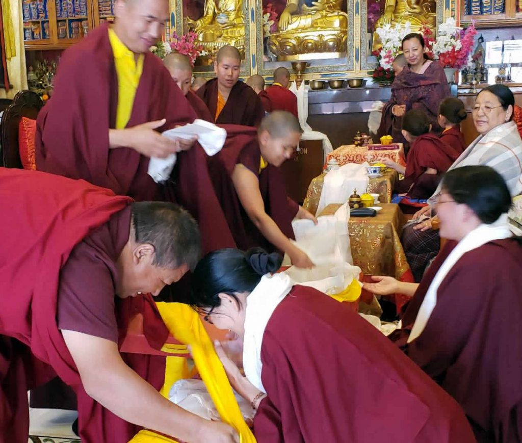 Three Senior Nuns of Samten Tse Complete the Three-Year Retreat