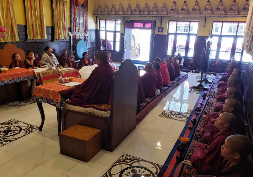 Three Senior Nuns of Samten Tse Complete the Three-Year Retreat