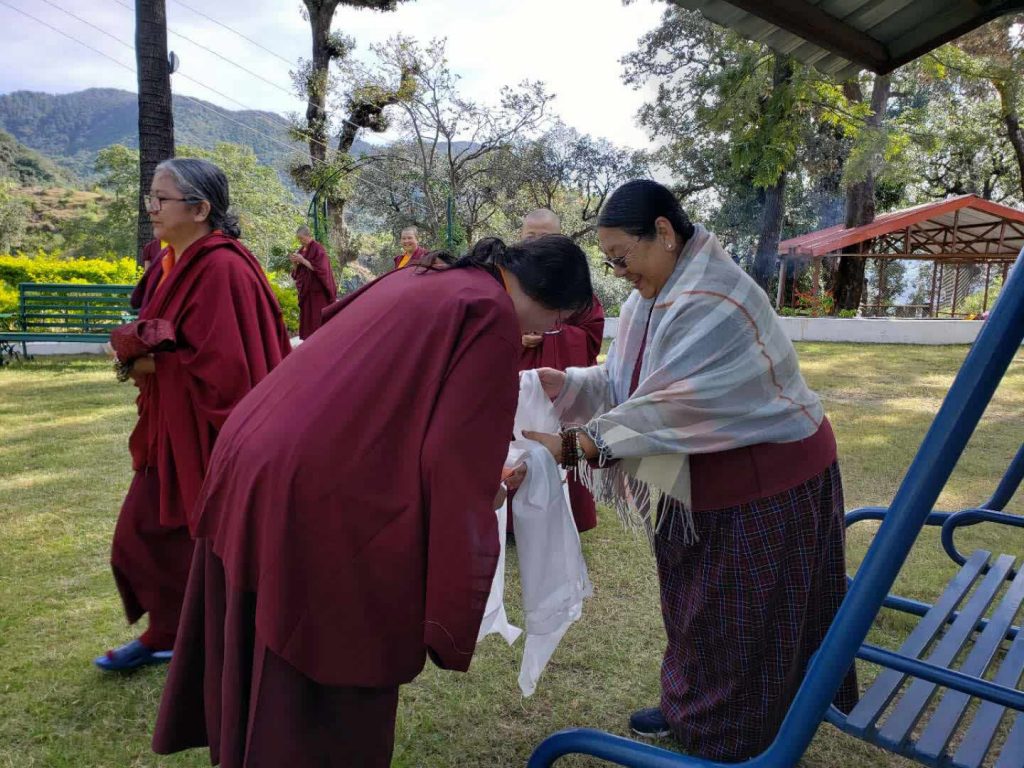 Three Senior Nuns of Samten Tse Complete the Three-Year Retreat