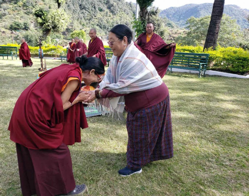 Three Senior Nuns of Samten Tse Complete the Three-Year Retreat